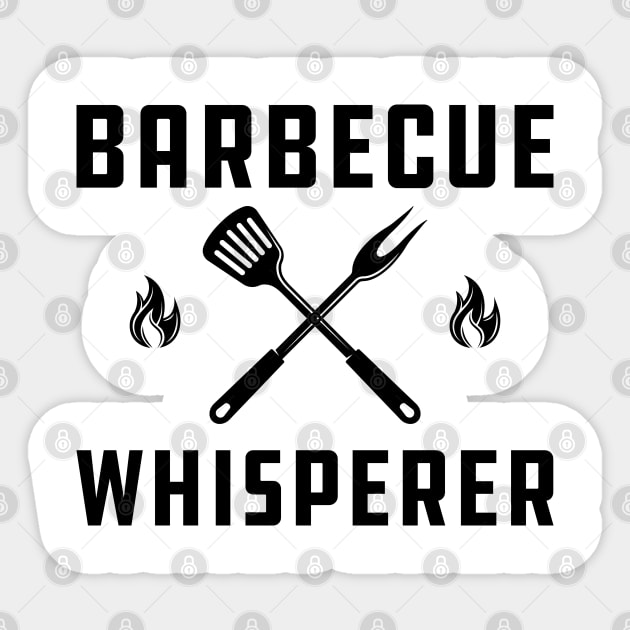 Grill - Barbecue Whisperer Sticker by KC Happy Shop